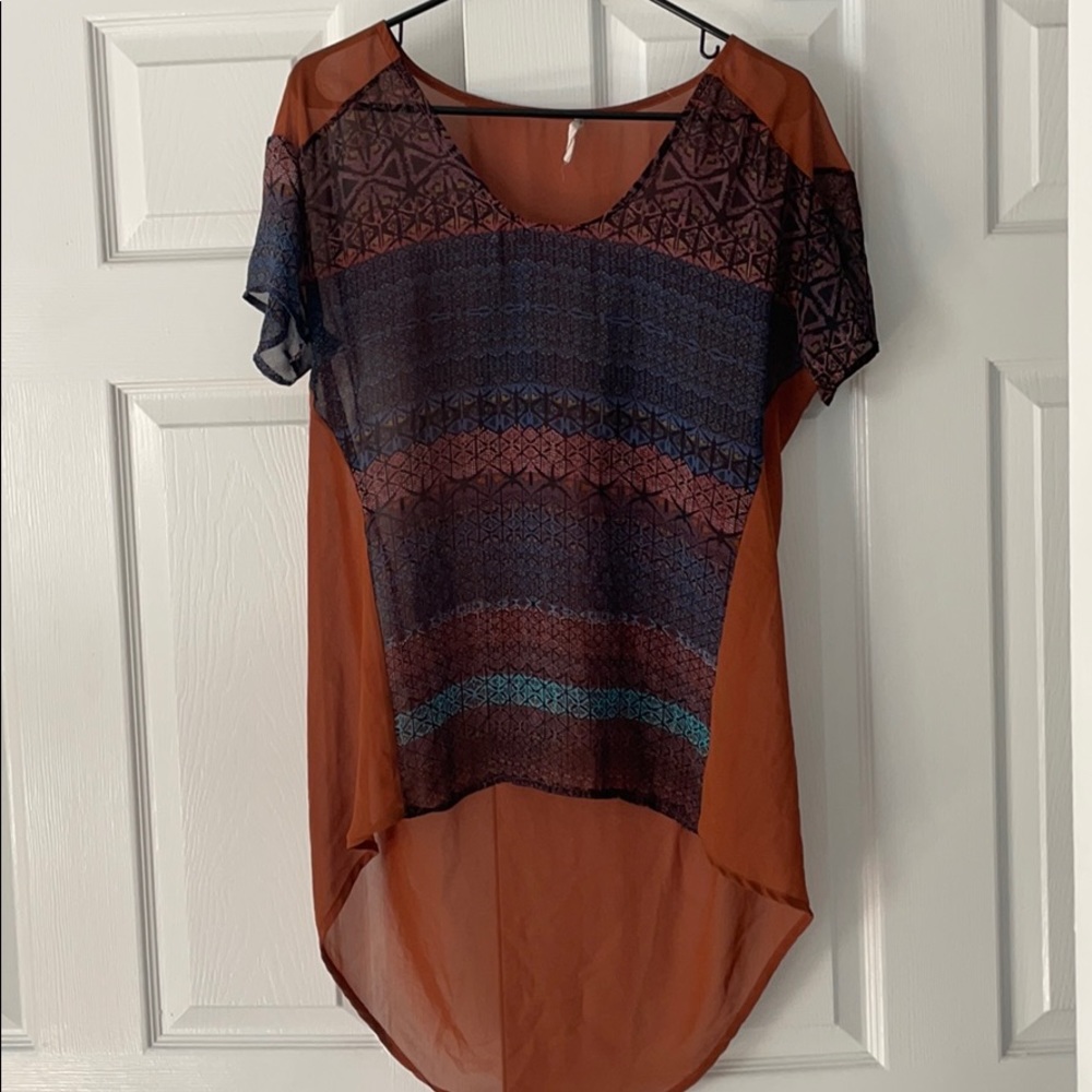 Short sleeve tunic